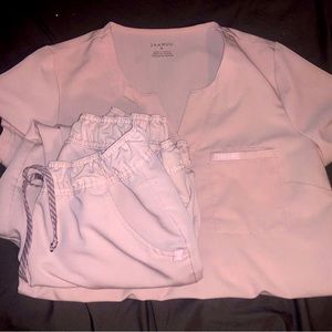 Jaanuu Pink Scrub Set